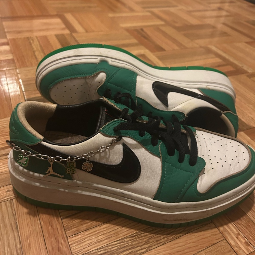 Jordan 1 Elevate Low SE Lucky Green; authenticated by StockX